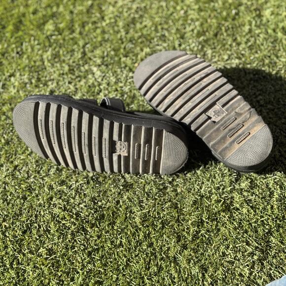 Dr. Martens Size 6 Blaire Flower Buckle Slide Sandals - Picture 6 of 7